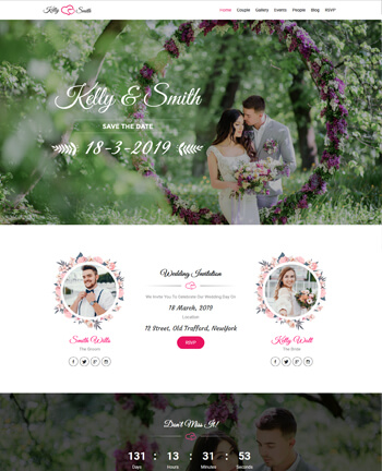 Wedding Multipurpose HTML Template