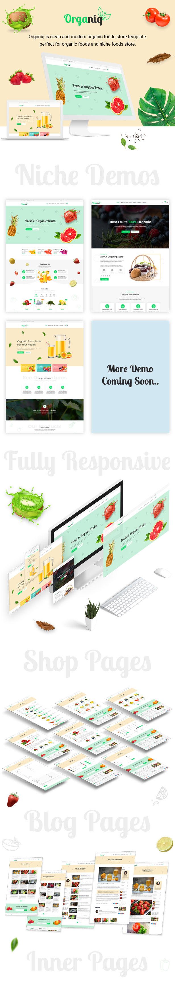 Organiq - Organic Food HTML Template