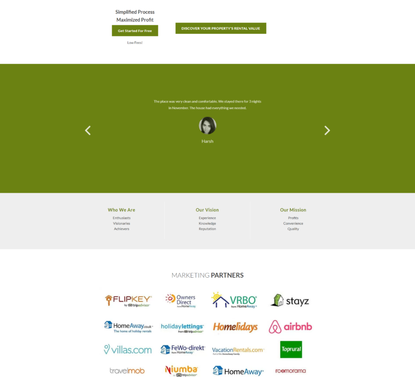 Property Rental website